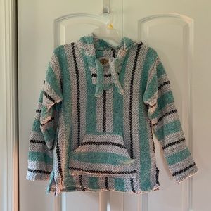 EARTH RAGZ Turquoise Hoodie Sweatshirt